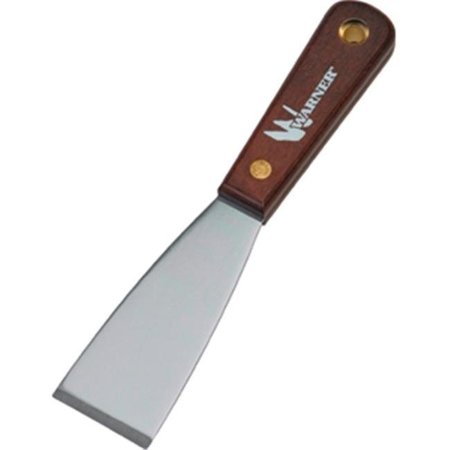 WARNER HAND TOOLS Warner Hand Tools 609 1.5 in. Stiff Putty Knife with Rosewood Handle 2792